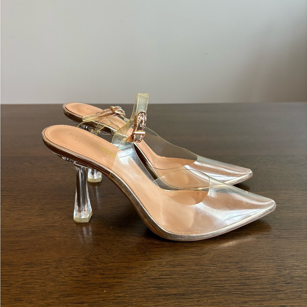 Fashion Nova Transparent Women's Heels